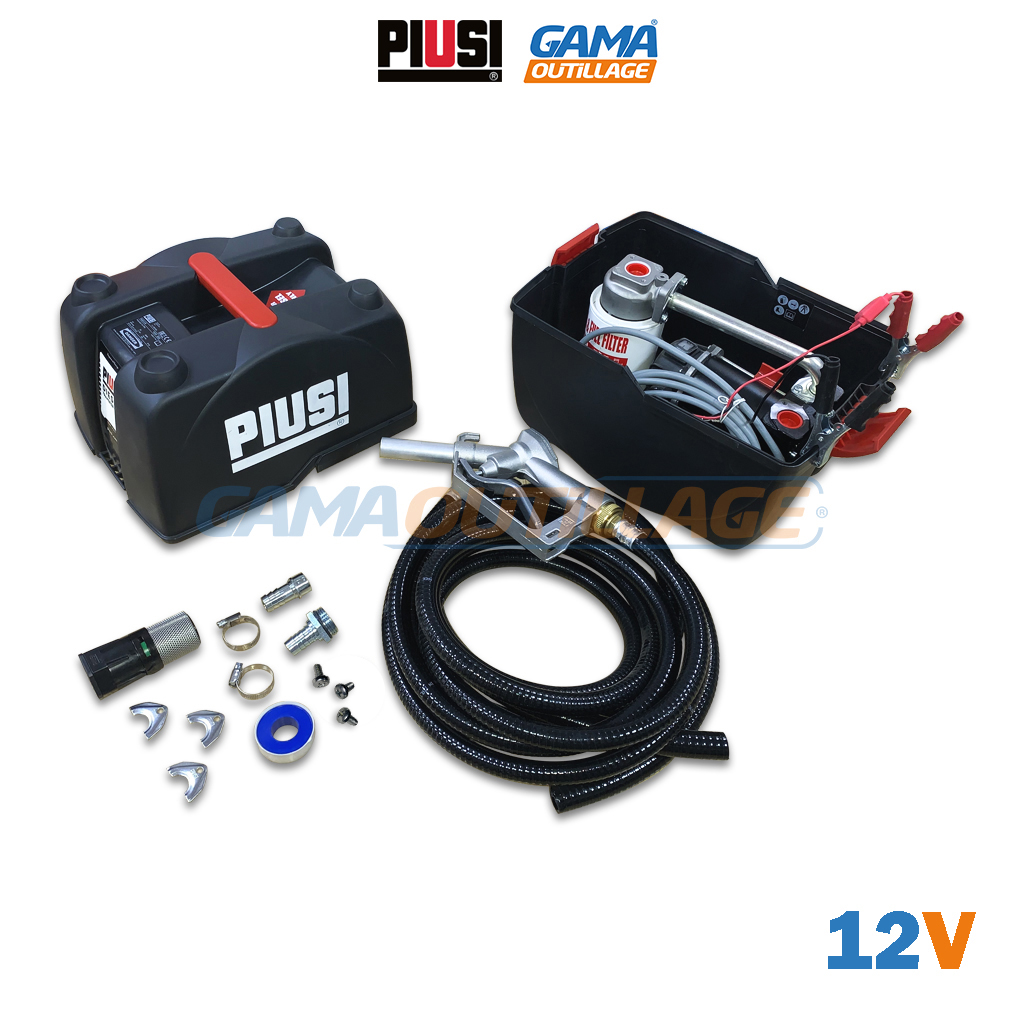 Pompe de transfert pour gasoil 12V - PIUSI BOX version Pro