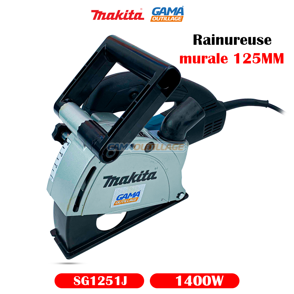 Mini meuleuse électrique 125 mm, 1400 W Makita