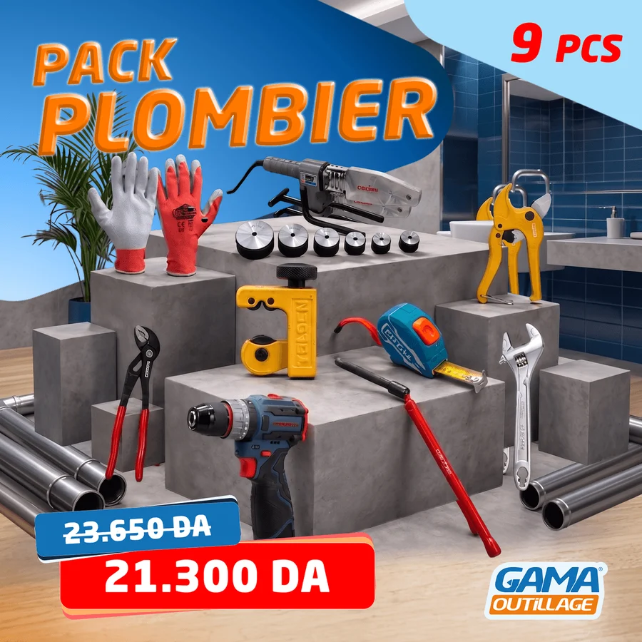 Pack Plombier Professionnel — 9 pièces