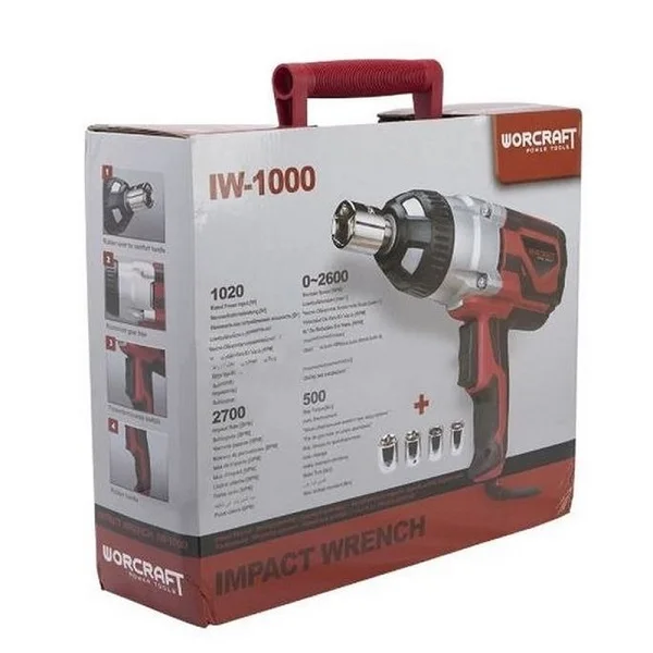 BOULONNEUSE ELECTRIQUE 1/2" 1020W 500NM WORCRAFT – Image 7