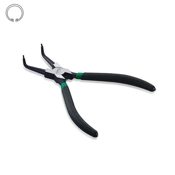 PINCE CIRCLIPS 5" COUDE A FERMER TOPTUL – Image 1