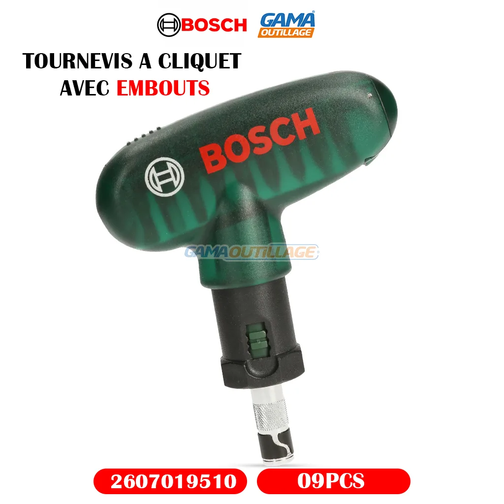 TOURNEVIS A CLIQUET AVEC EMBOUTS BOSCH – Image 9