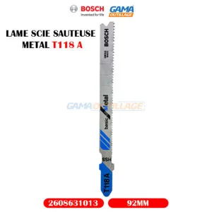 LAME SCIE SAUTEUSE BASIC METAL T118A BOSCH