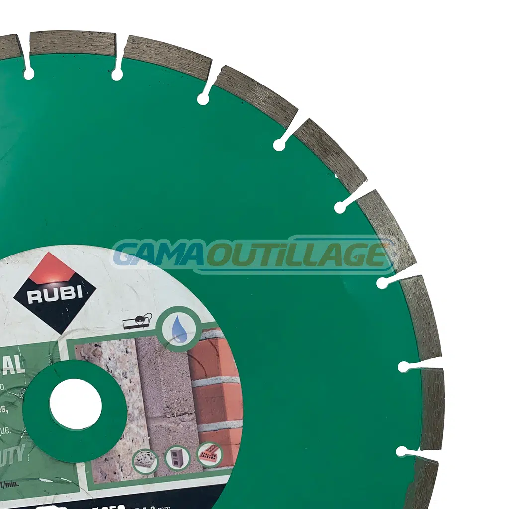 DISQUE DIAMANT Ø350MM UNIVERSEL SHR RUBI – Image 3