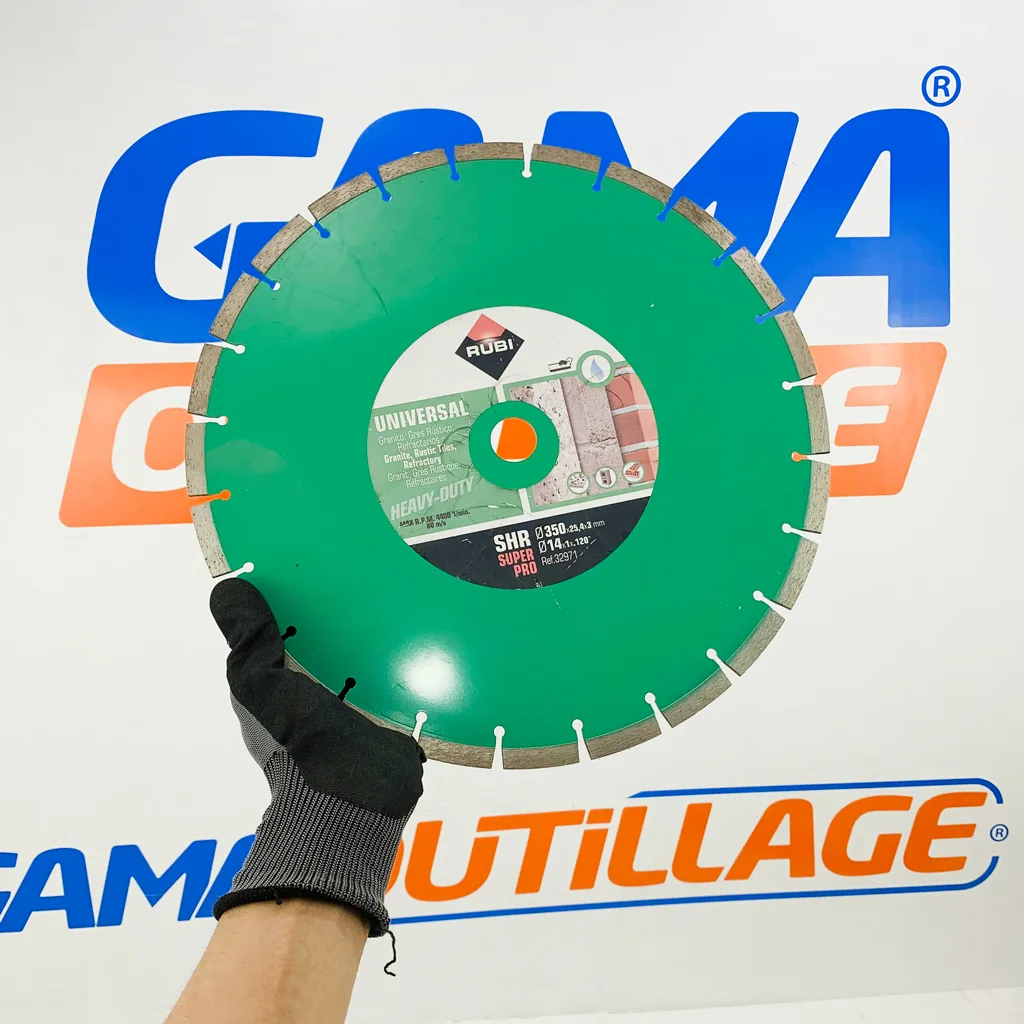 DISQUE DIAMANT Ø350MM UNIVERSEL SHR RUBI – Image 5