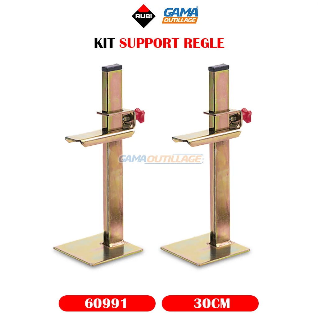 60991-GAMAOUTILLAGE-CNC KIT SUPPORT REGLE 30CM RUBI