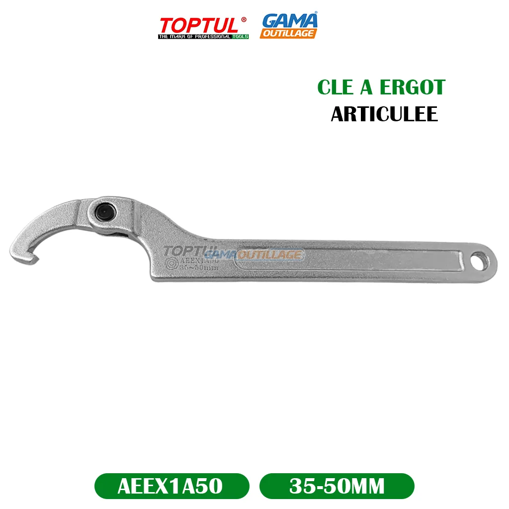 CLE A ERGOT ARTICULEE 35-50 MM TOPTUL – Image 8
