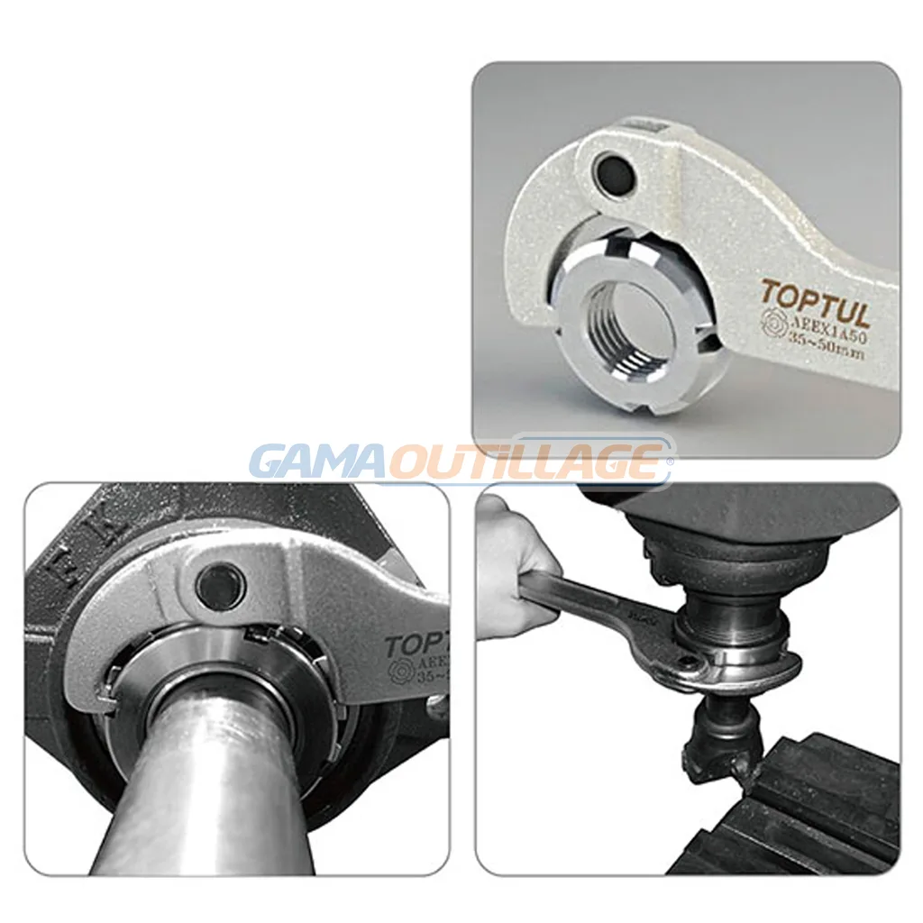 CLE A ERGOT ARTICULEE 35-50 MM TOPTUL – Image 4