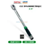 CLE DYNAMOMETRIQUE 3/8" 20-110NM TOPTUL