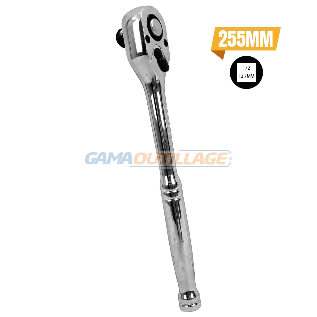 CHAG1626-GAMAOUTILLAGE-CNC CLIQUET 1/2 CHROME TOPTUL – Image 1