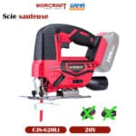 SCIE SAUTTEUSE SOLO S/FIL 20V WORCRAFT