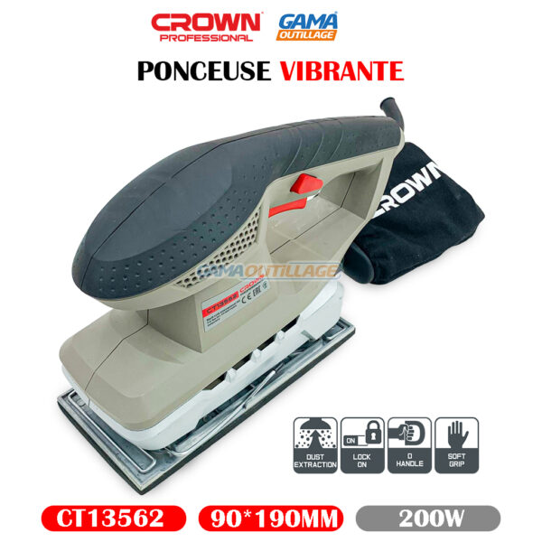 PONCEUSE VIBRANTE 200W CROWN