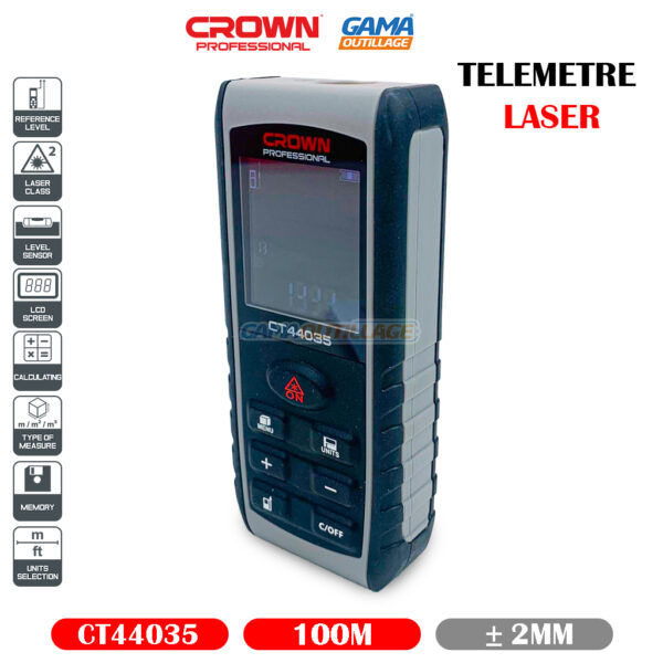 TELEMETRE LASER 100M CROWN