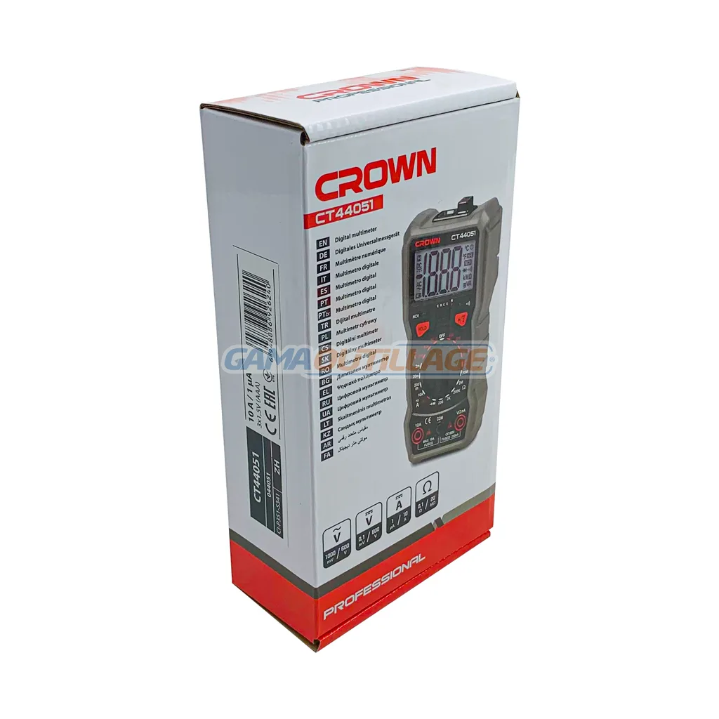 MULTIMETRE DIGITAL 600V CROWN – Image 4