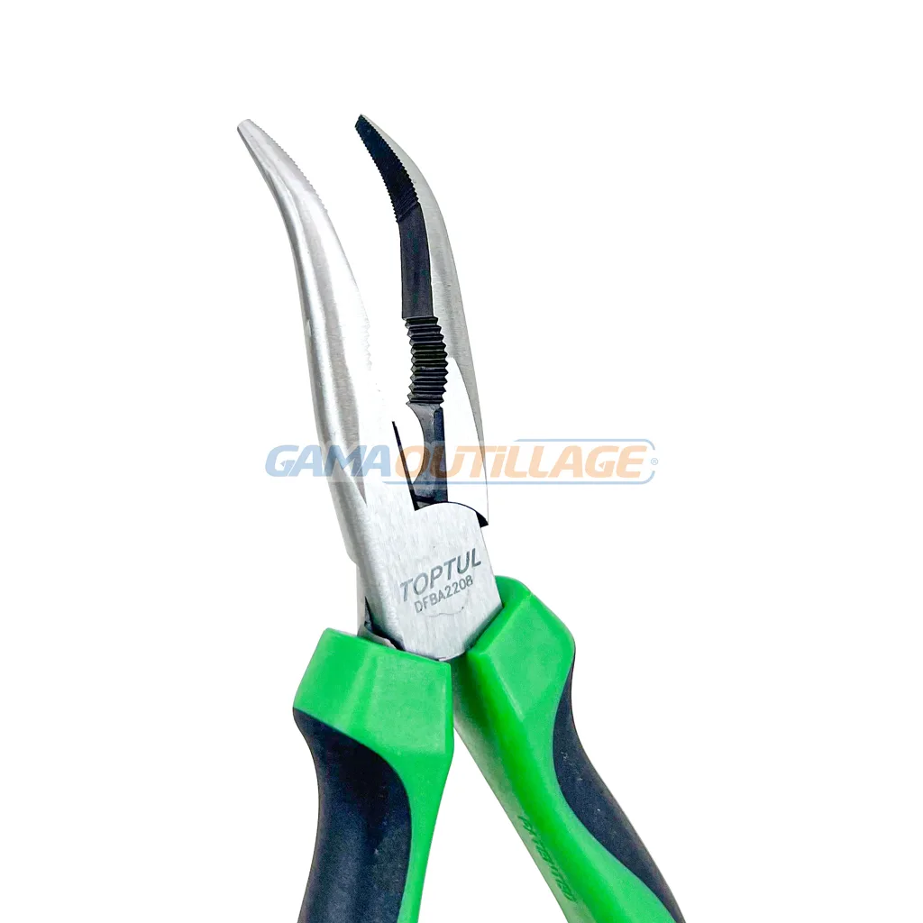 PINCE A BEC LONG COUDEE 8" TOPTUL – Image 2