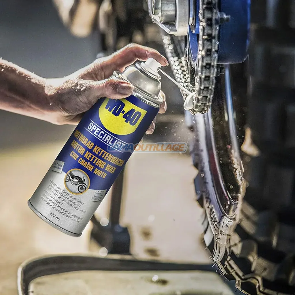 MOTO GRAISSE CHAINE 400ML WD-40 – Image 2
