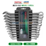 JEUX CLE MIXTE 11PCS 8-19MM TOPTUL – Image 5
