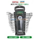 JEUX CLE MIXTE 12PCS 6-19MM TOPTUL – Image 5