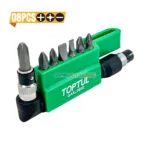 JEUX D'EMBOUT MIXTE +ADAPTATEUR 08PCS TOPTUL