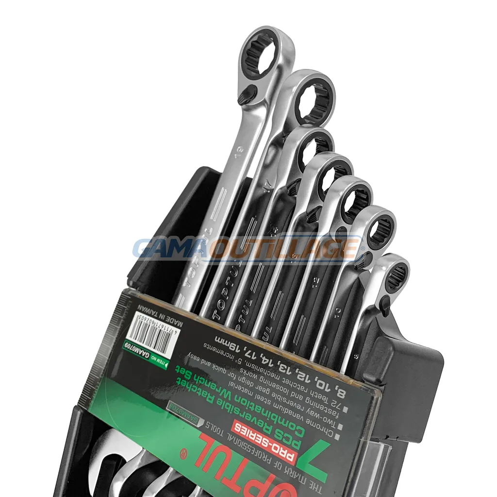 JEUX CLE MIXTE 07 PCS A CLIQUET TOPTUL – Image 4