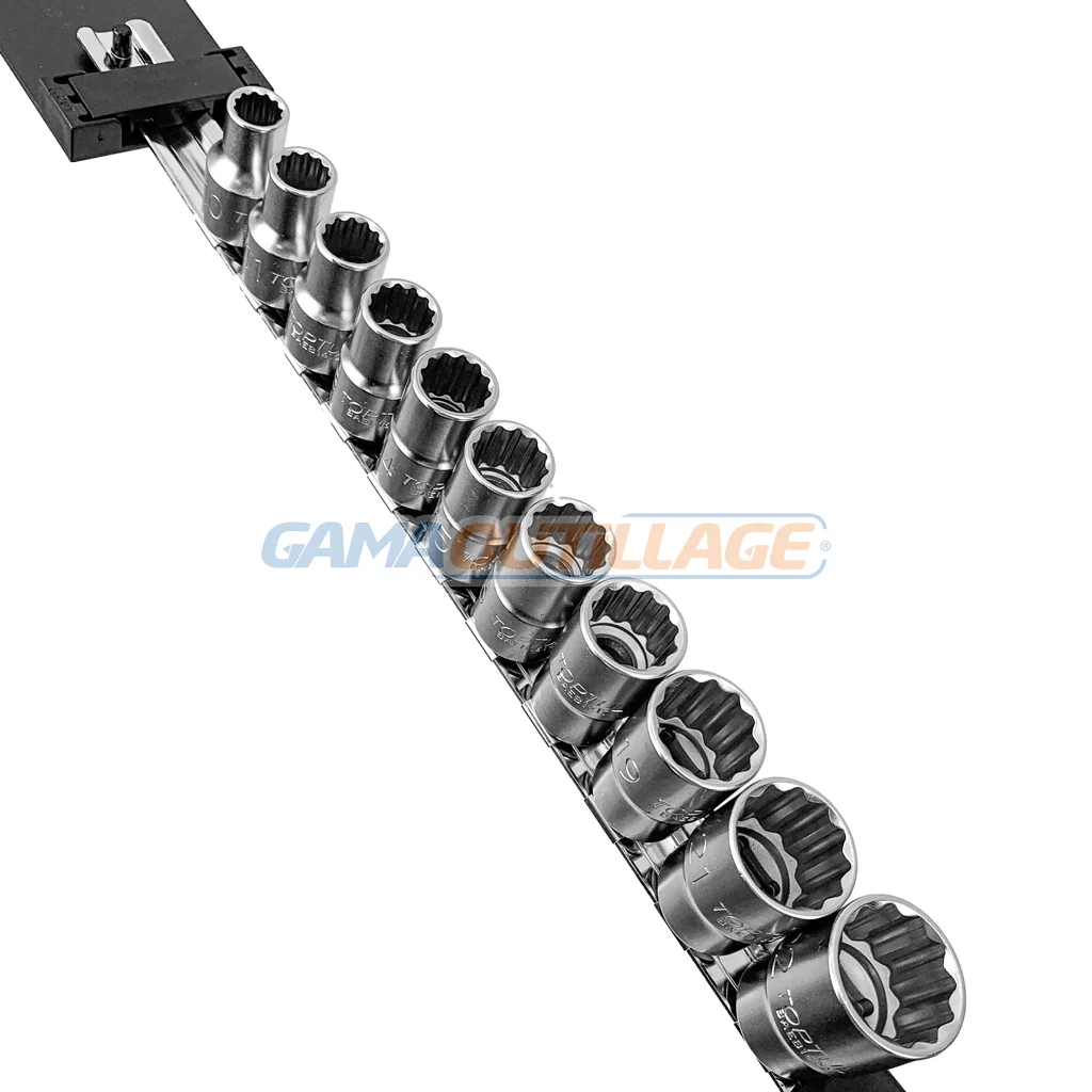JEU DOUILLE 1/2" 12PANS COURTE TOPTUL – Image 2