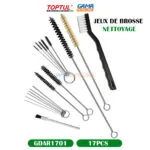 JEUX DE BROSSE NETTOYAGE 17PCS TOPTUL – Image 3