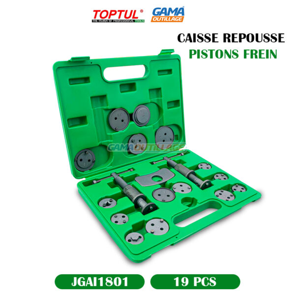 CAISSE REPOUSSE PISTONS FREIN 19PCS TOPTUL