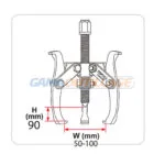 ARRACHE ROULEMENT 3 BRAS 3*100MM TOPTUL – Image 3