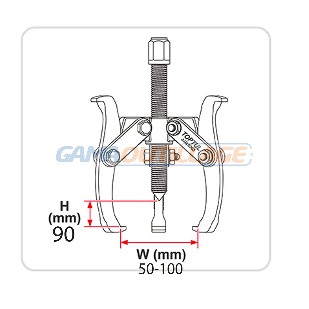 ARRACHE ROULEMENT 3 BRAS 3*100MM TOPTUL – Image 3
