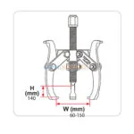 ARRACHE ROULEMENT 3 BRAS 3*150MM TOPTUL – Image 2