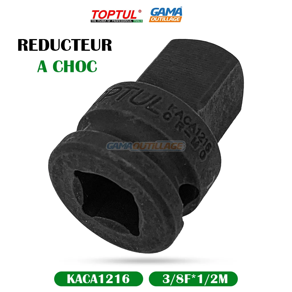 REDUCTEUR A CHOC 3/8"FEMELLE * 1/2"MALE TOPTUL – Image 4