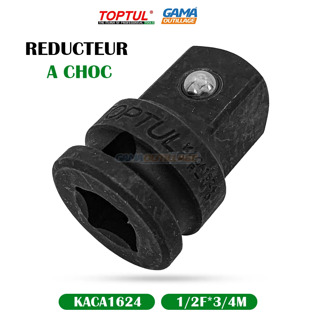 REDUCTEUR A CHOC 1/2"FEMELLE *3/4"MALE TOPTUL – Image 4