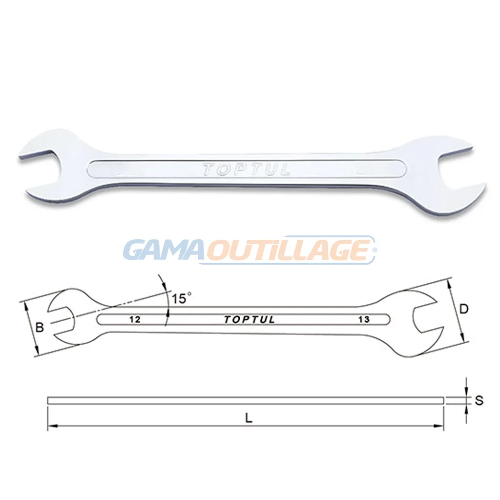 CLE FOURCHE MINCE 08-09 TOPTUL – Image 3