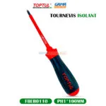TOURNEVIS ISOLANT PH1*100 TOPTUL