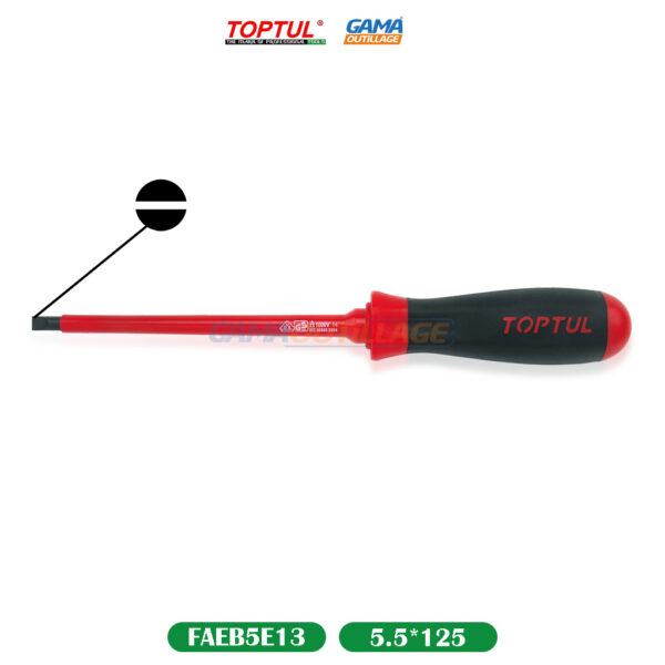 TOURNEVIS ISOL 5.5*125 TOPTUL