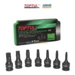 COFFRET DOUILLE TORX 1/2 07PCS TOPTUL