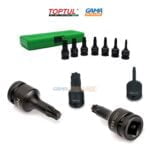 COFFRET DOUILLE TORX 1/2 07PCS TOPTUL