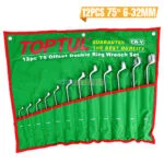 JEUX CLE A OEIL 12 PCS 75° 6-32 TOPTUL