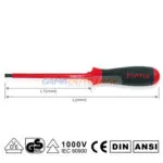 TOURNEVIS PLAT ISOLÉ 6.5*150MM TOPTUL – Image 2