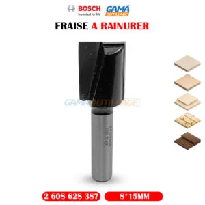 FRAISE A RAINURER 8*15MM BOSCH