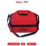 CAISSE EN TOILE FERMEE ROUGE TOPTUL