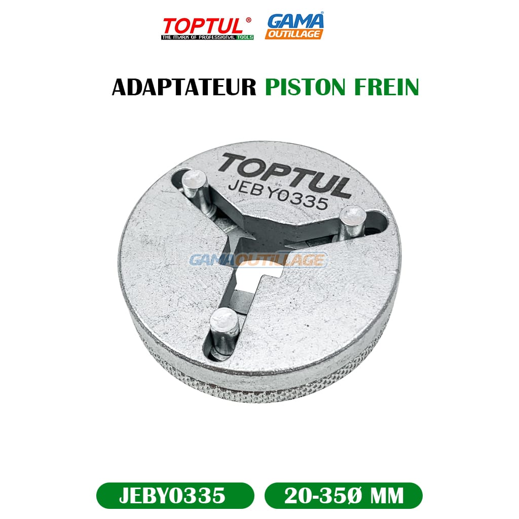 JEBY0335-GAMAOUTILLAGE-CNC ADAPTATEUR PISTON FREIN TOPTUL