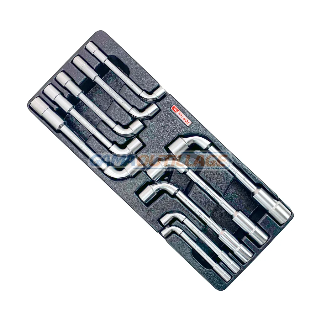JEUX CLE A PIPE 10PCS 8-19 TOPTUL – Image 2