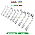 JEUX CLE A PIPE 10 PCS TOPTUL