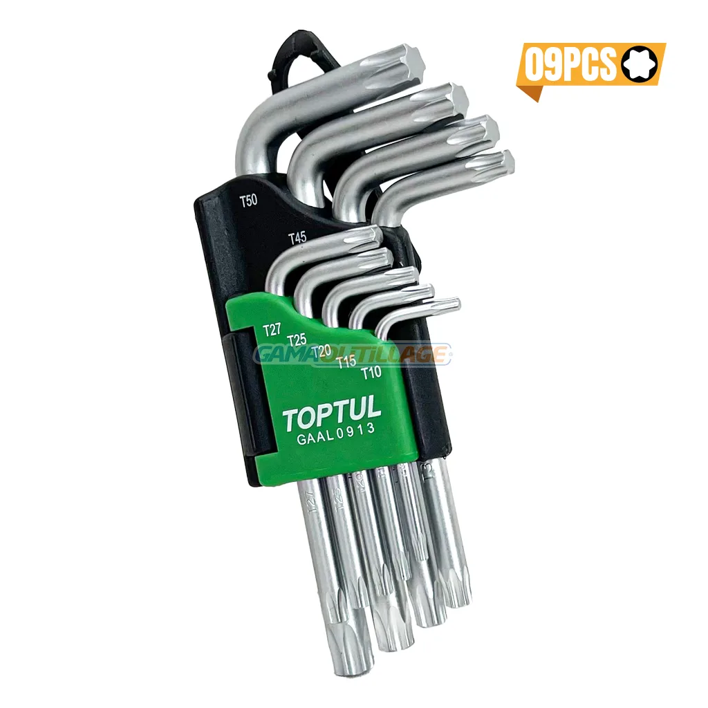 JEUX CLE TORX 09 PCS PM TOPTUL – Image 1
