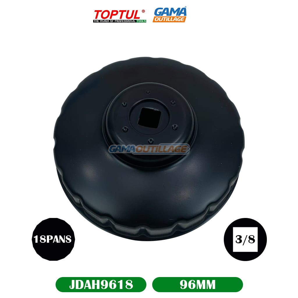 JDAH9618-GAMAOUTILLAGE-CNC DEMONTE FILTRE TASS 96 18PANS TOPTUL