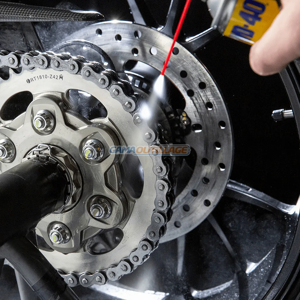 MOTO NETTOYANT CHAINE 400ML WD-40 – Image 2
