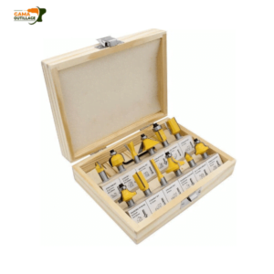 COFFRET FRAISE DEFONCEUSE 8 MM 12PCS OPTIMUS