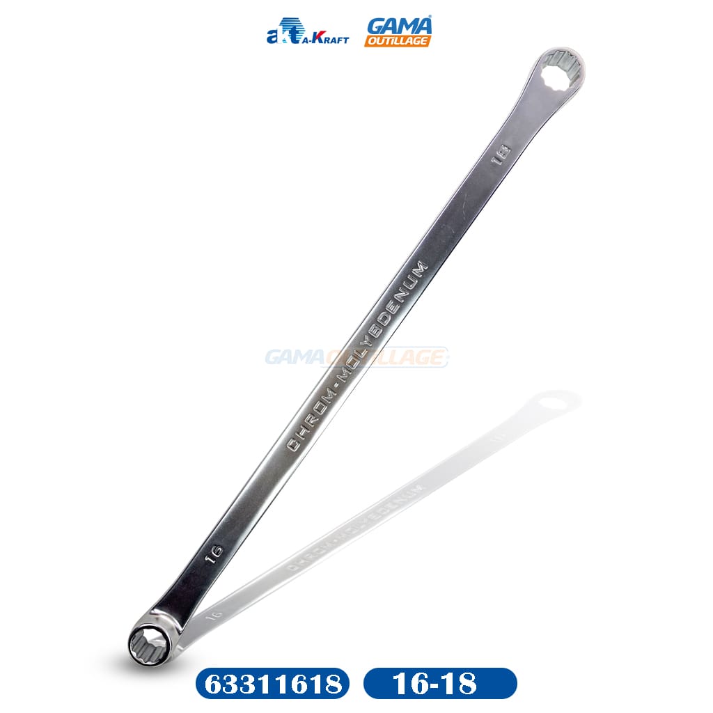 63311618-GAMAOUYILLAGE-CNC CLE A DOUBLE ANNEAU COUROIE 16-18 AKRAFT