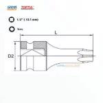 DOUILLE 1/2 TORX A CHOC TOPTUL prix Algérie